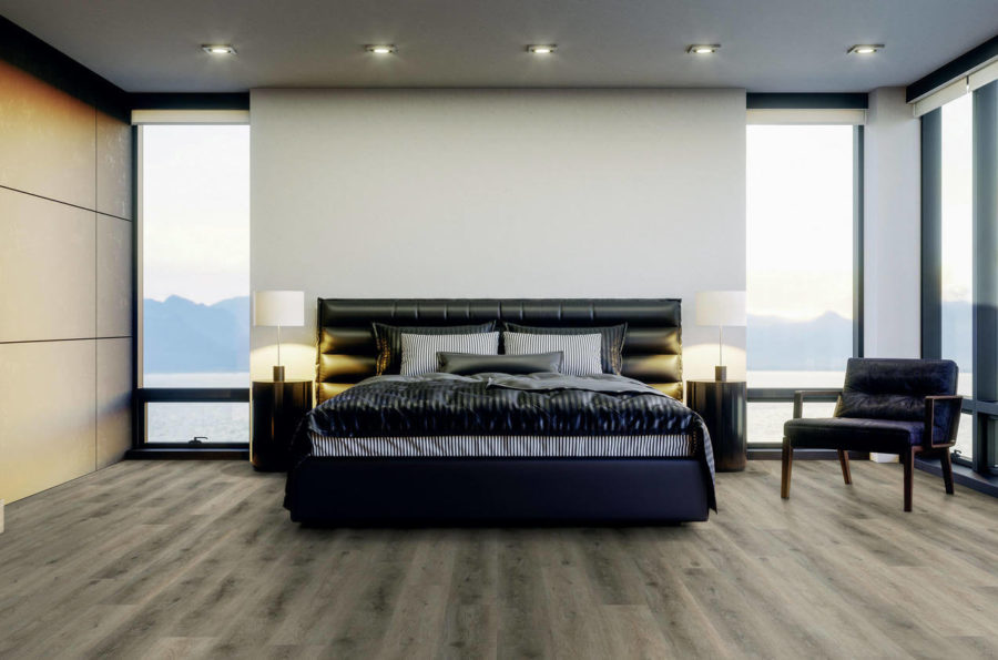Homogeneous and heterogeneous vinyl flooring